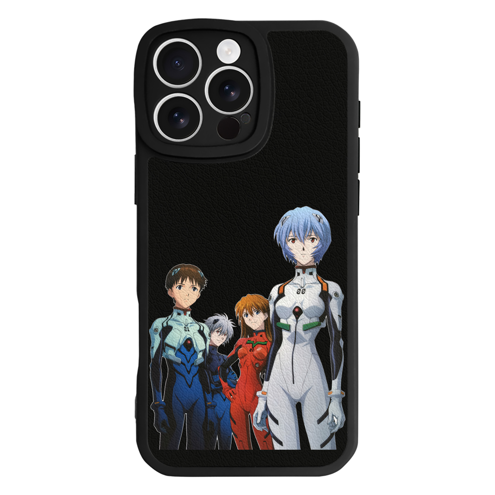 （画像用） EVA 新世紀エヴァンゲリオン 【iPhone 16シリーズ対応】シリコンスマホケース（レザー調） 材質：シリコン